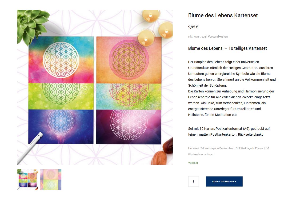 Die Bedeutung der Blume des Lebens - Chakrakraft